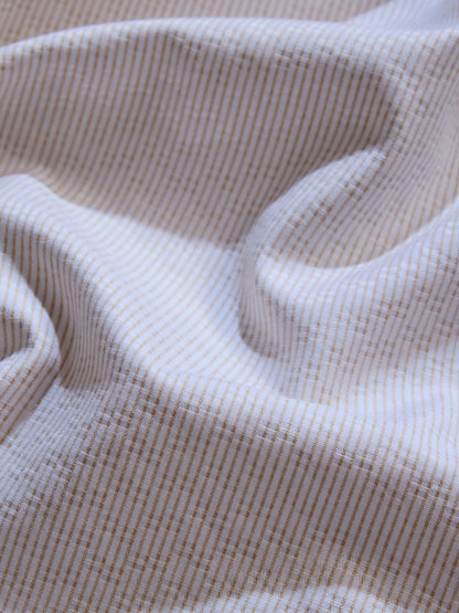 Relaxed Fit Beige Cotton Formal Shirt for Men (CETO)