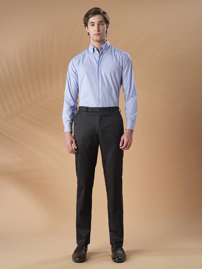 Lavender Regular Fit Formal Cotton Shirt for men (COSMA)