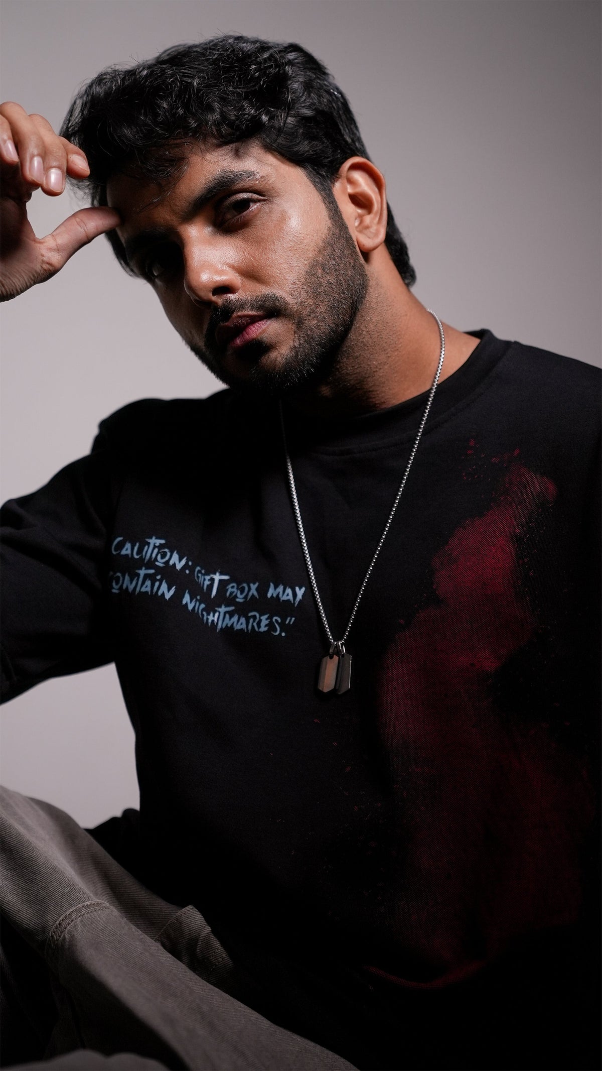 Dark Secret Black Men’S Oversized T-Shirt Rustlines