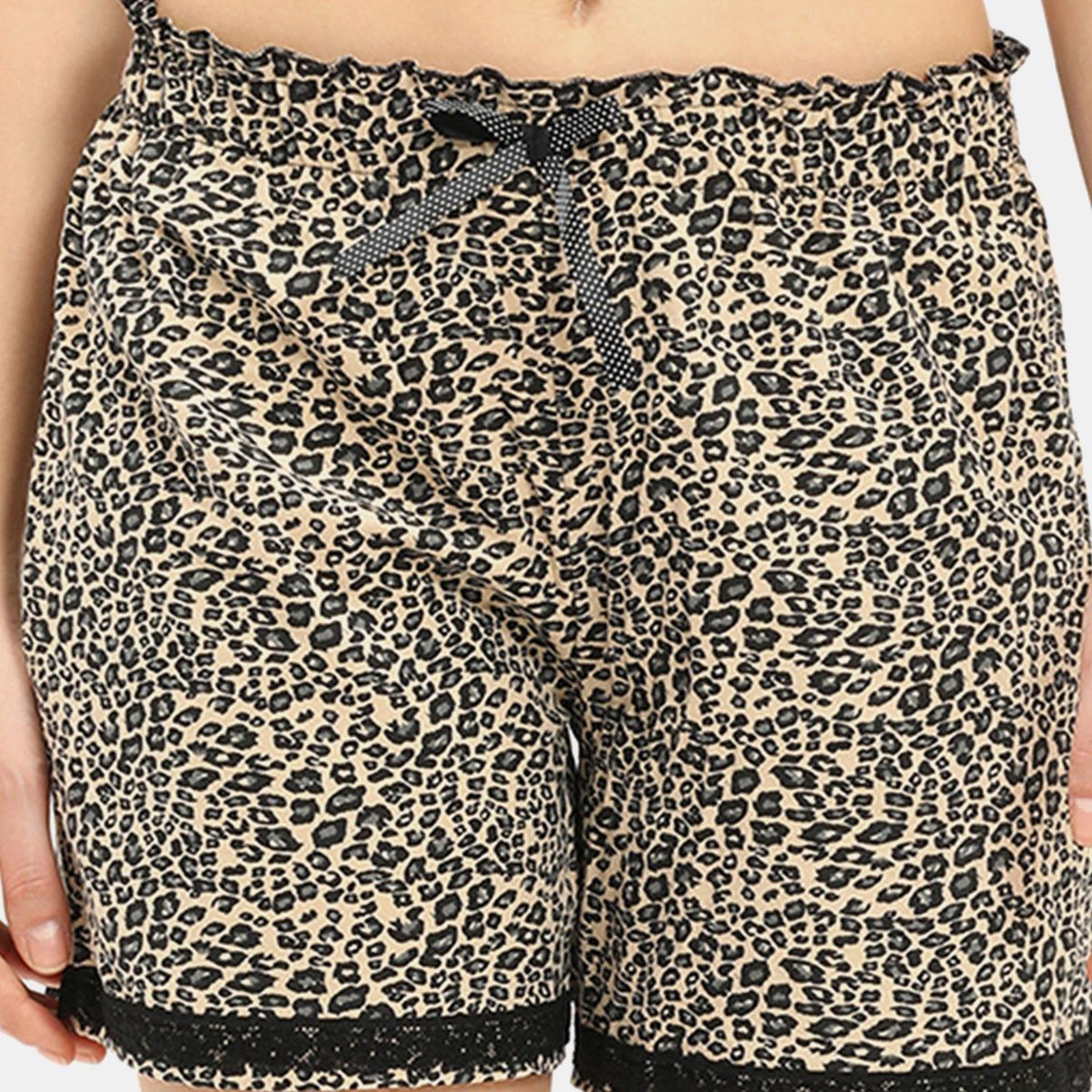 Envie Regular Fit Night Shorts Cheeta Pt - Assorted