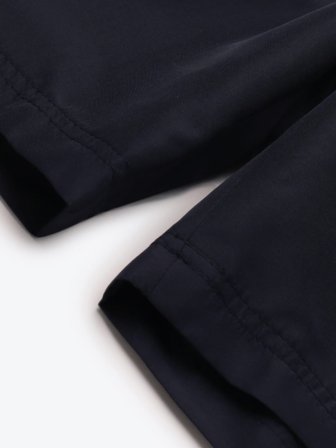 Alcis Men Navy Blue Solid Slim Fit Sports Shorts