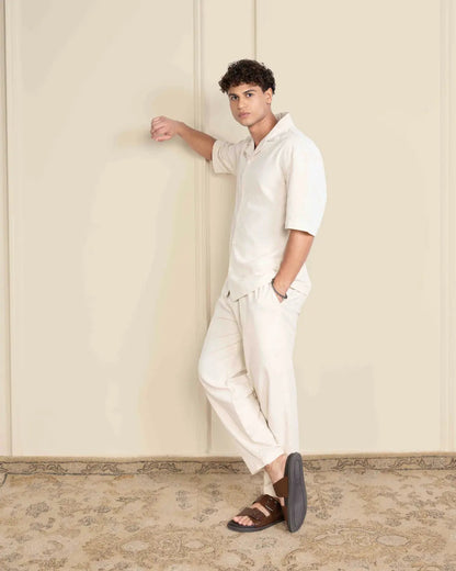 Ivory Renewed Cotton Co-ord Set House of Pure Eco