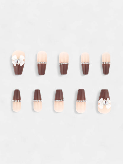 The Dally Press-On Nails - Chocolate Brown