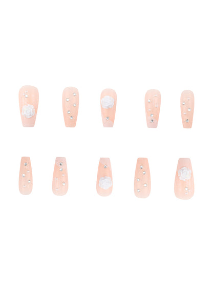 The Rosa Press-On Nails - Soft Pink