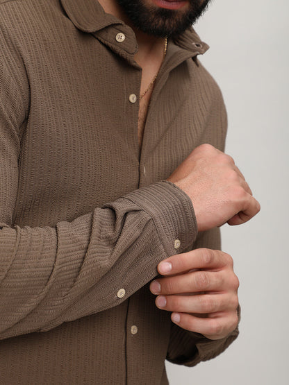 Stripe-Creased Shirt