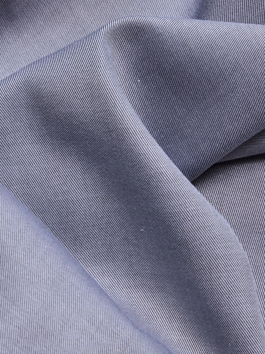 Slim Fit Grey Cotton Formal Shirt for Men (CLEO)