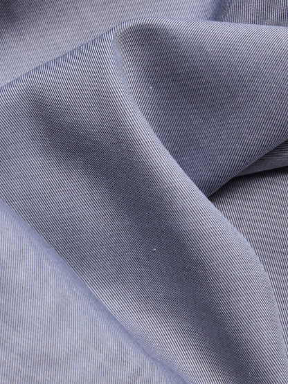 Slim Fit Grey Cotton Formal Shirt for Men (CLEO)