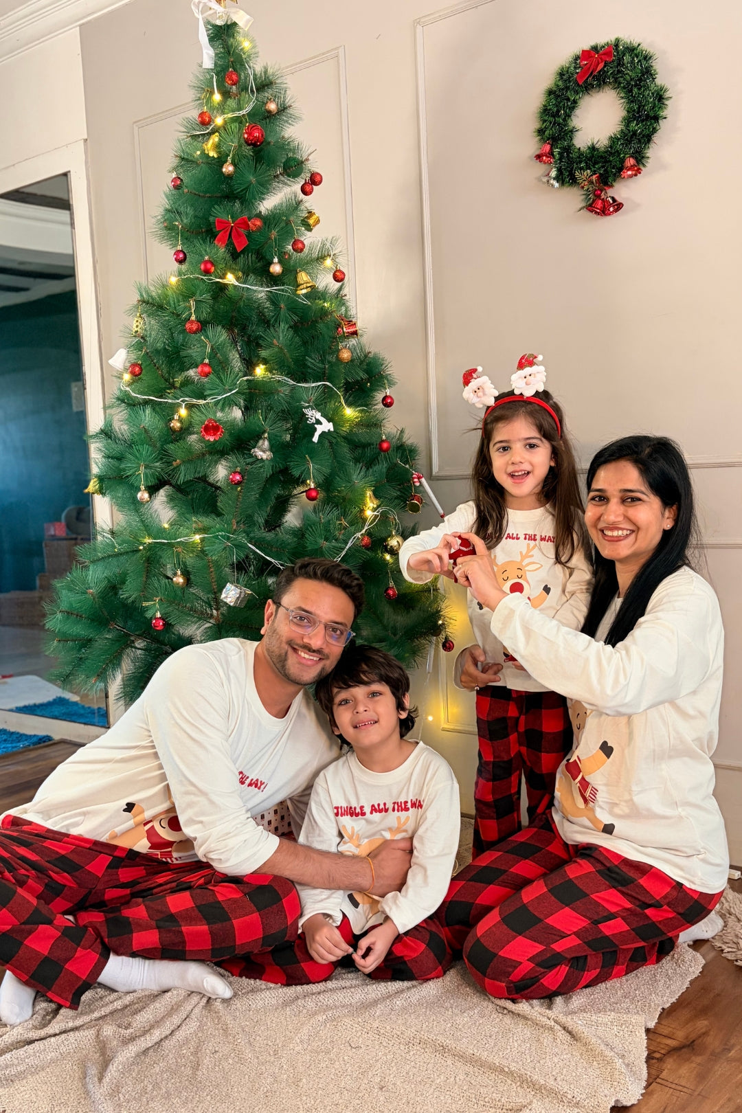 Jingle All The Way Flannel Pajama Set For Family Nap Chief