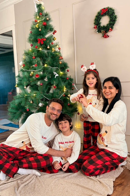 Jingle All The Way Flannel Pajama Set For Family Nap Chief