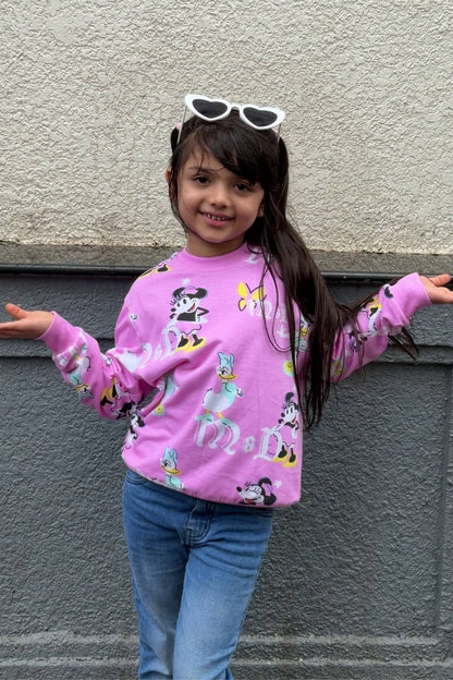 Minnie and Daisy Bestie Sweatshirt Nap Chief