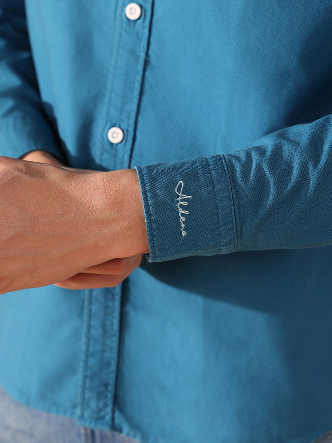 Teal Regular Fit Solid Casual Shirt for Men (BENAR)