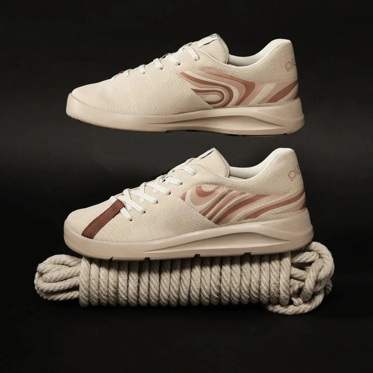 Women Beige Coast Trainer Shoes Plaeto
