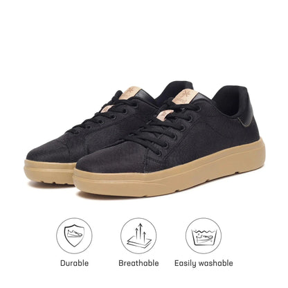 Classic Black Sneakers for Men Plaeto