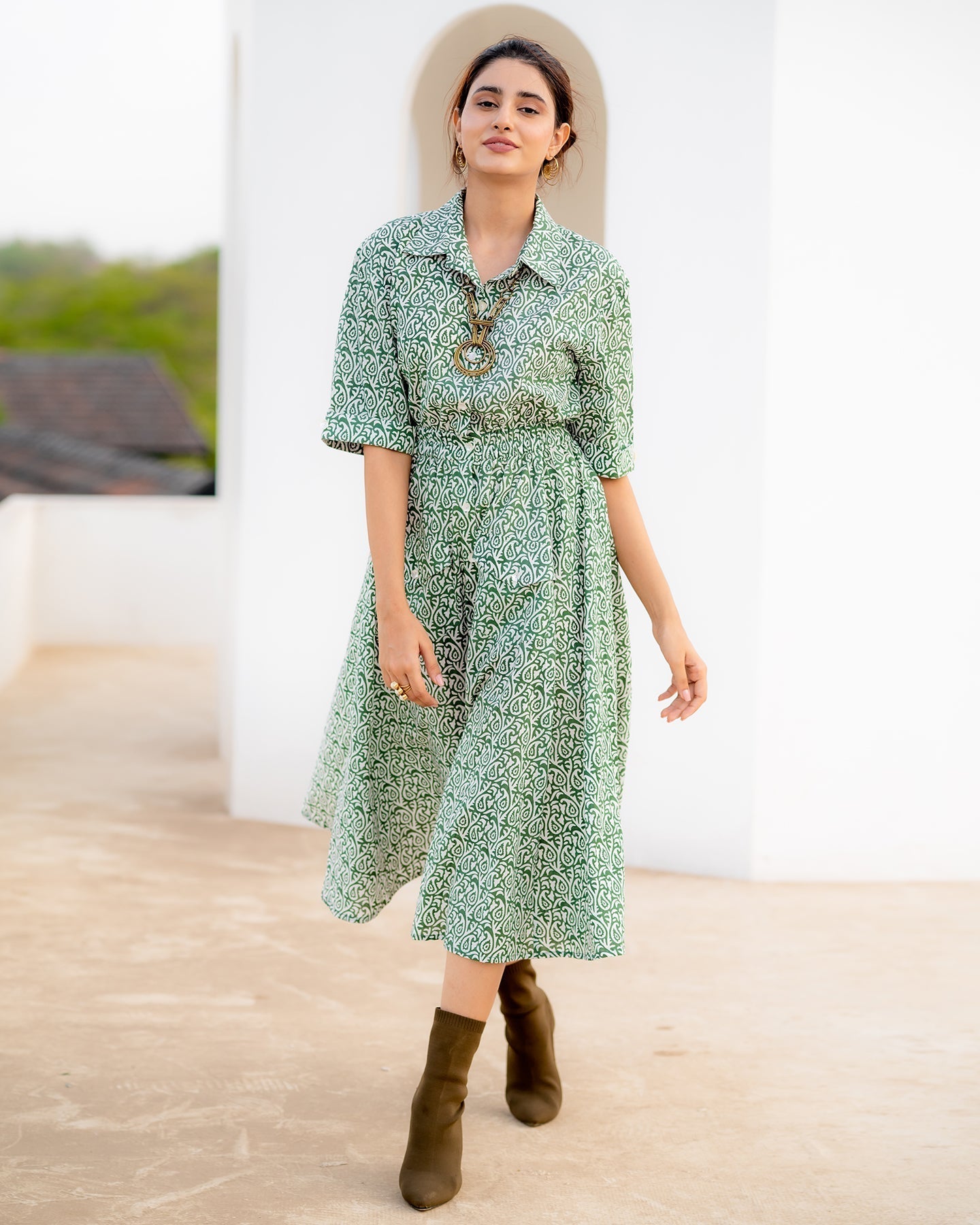 Tribal Maxi Dress 