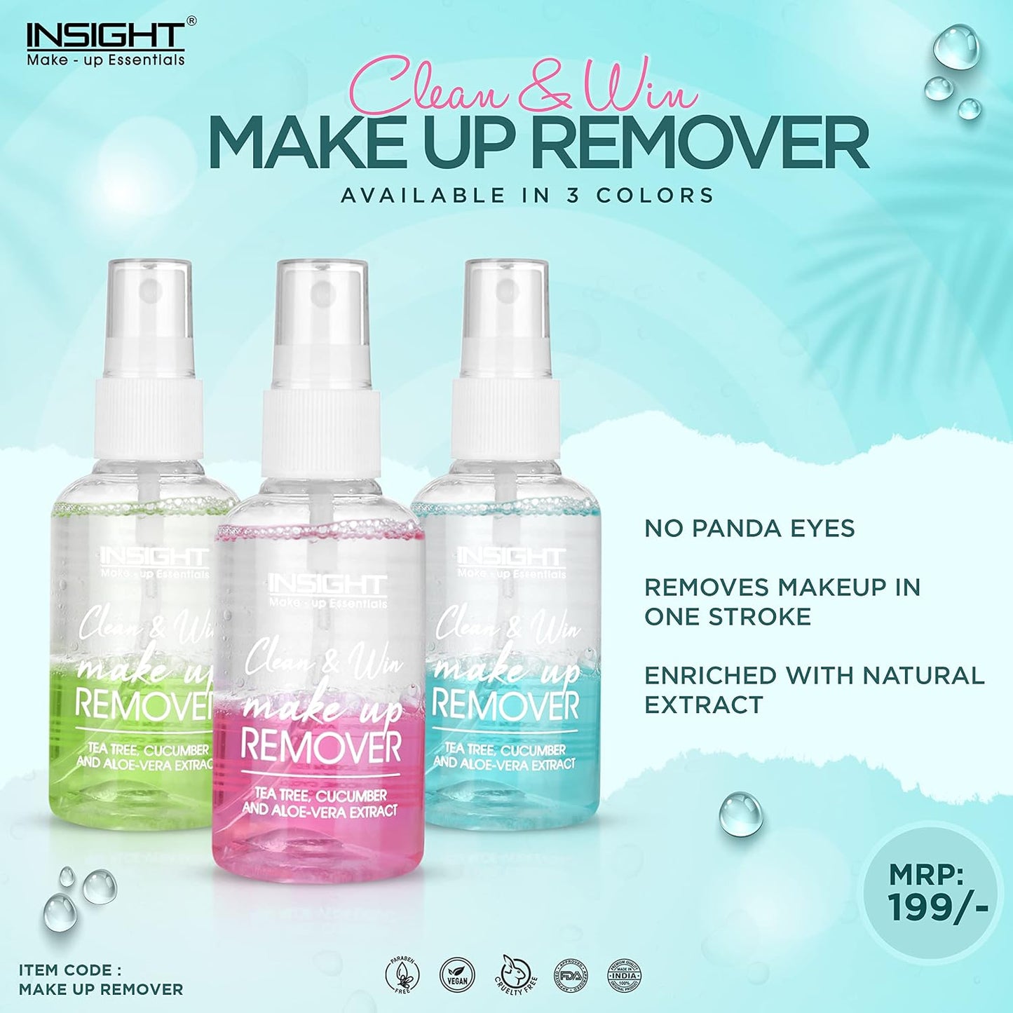 Insight Cosmetics Clean and Win Makeup Remover 75 ml