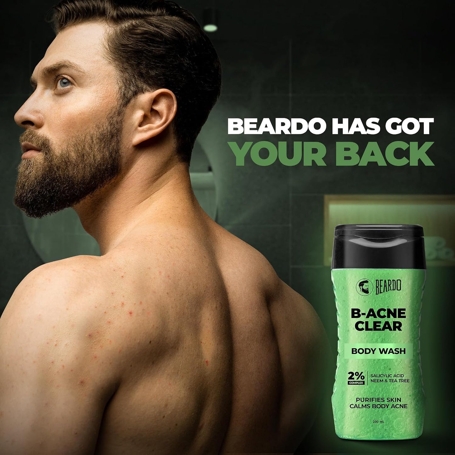 Beardo B- Acne Clear Body Wash 200 ml