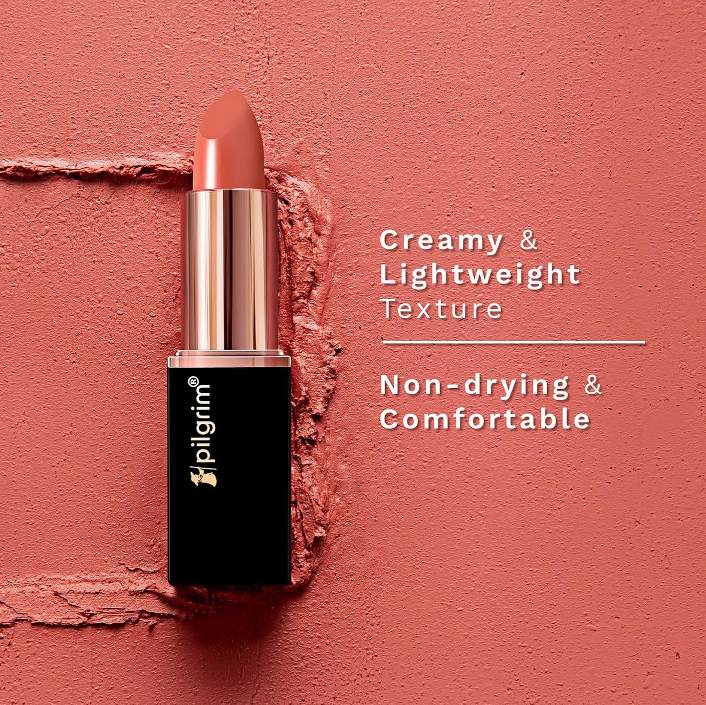 Pilgrim Matte Bullet Lipstick Intense Colour Transferproof & Smudgeproof Sultry Wine-26 4.2 GRAM