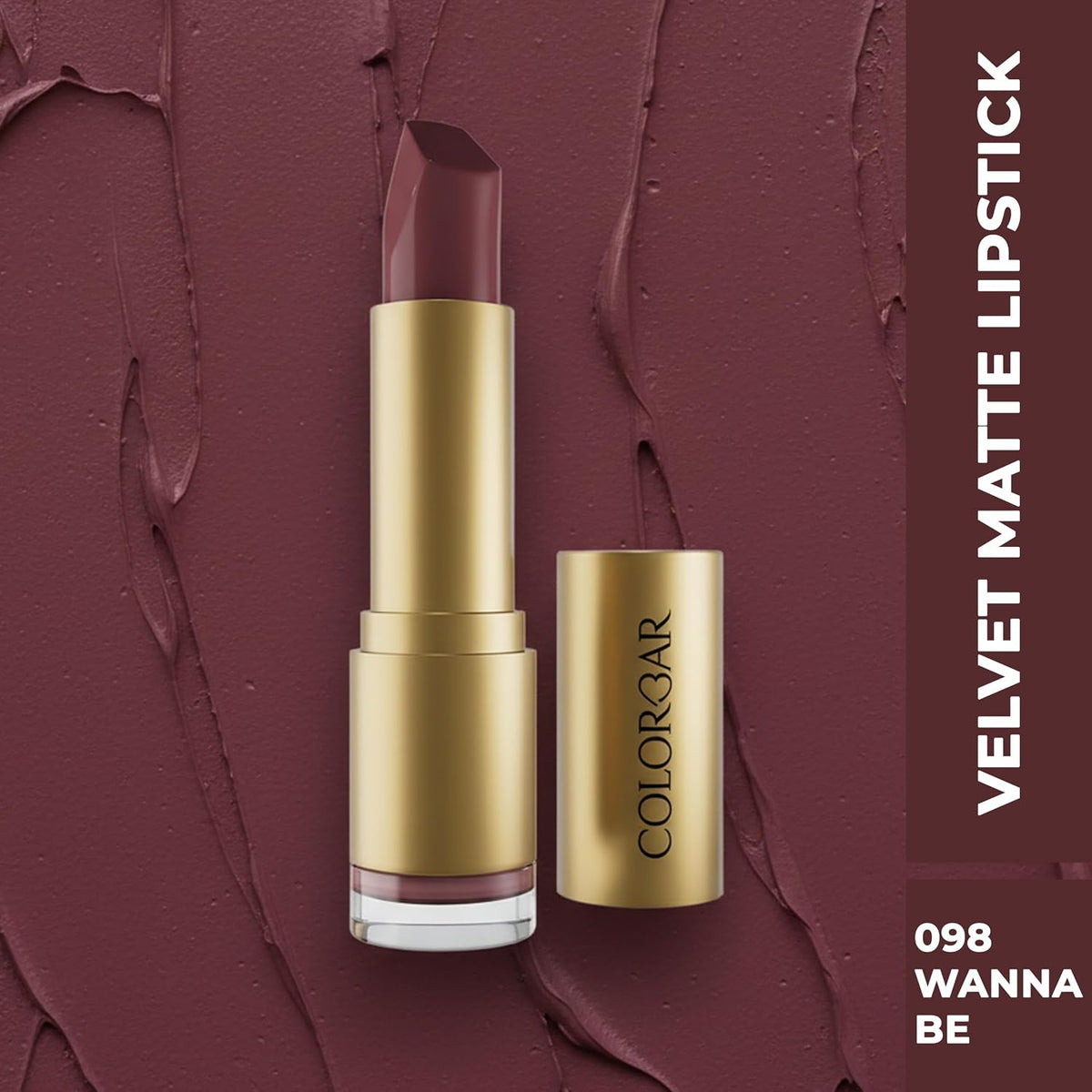 Colorbar Velvet Matte Lipstick -098 Wana Be 4.2 g