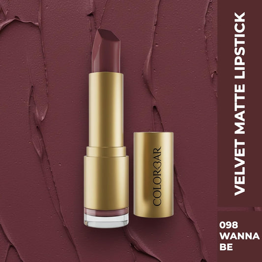 Colorbar Velvet Matte Lipstick -098 Wana Be 4.2 g