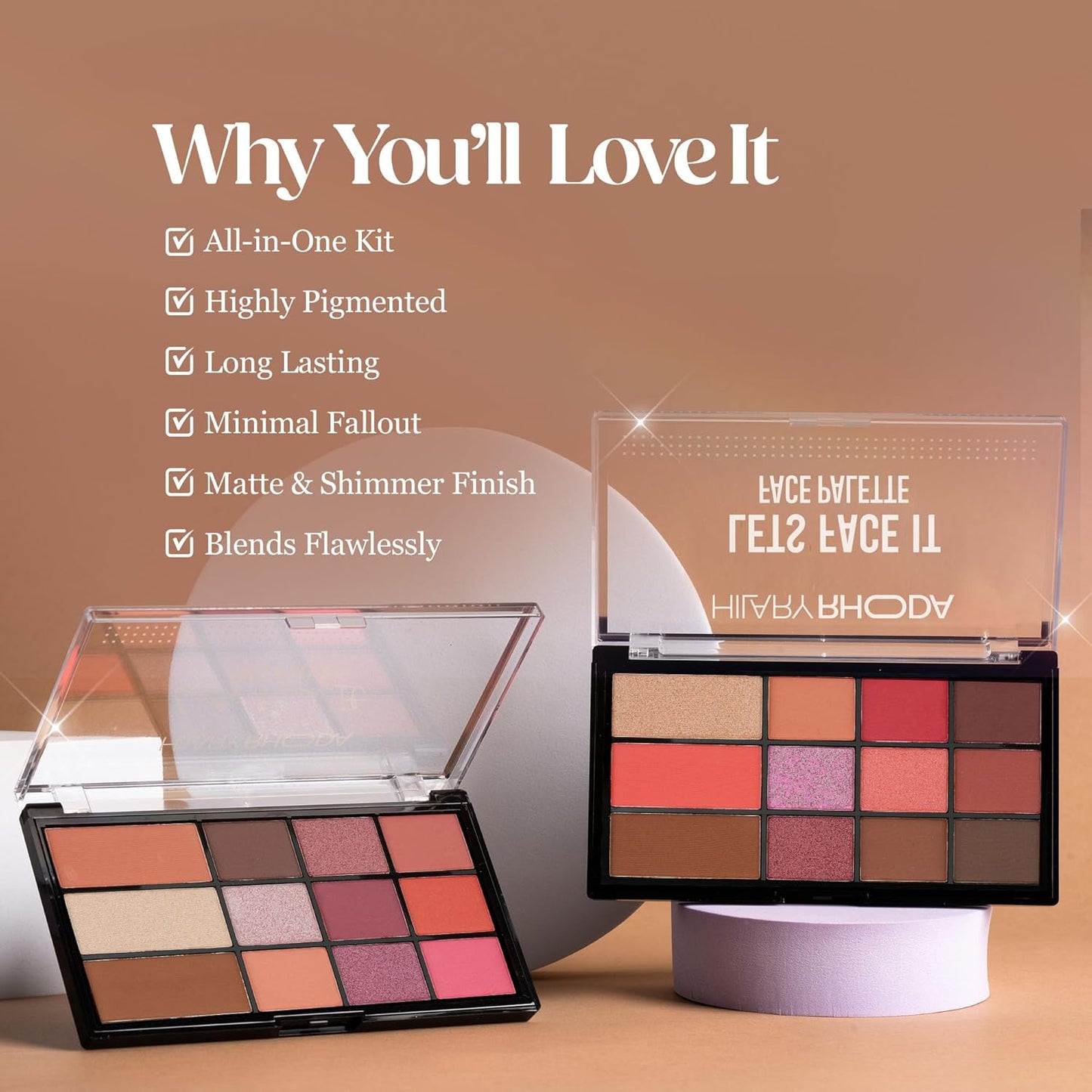 HILARY RHODA LET'S FACE IT FACE PALETTE - 01 DAY SPRING 23.4 GRAM