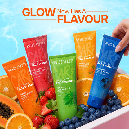Swiss Beauty Juicy Glow Face Wash Papaya+Alpha Arbutin