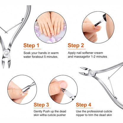 SHILLS PROFESSIONAL ULTRA SHARP STAINLESS STEEL CUTICLE CUTTER