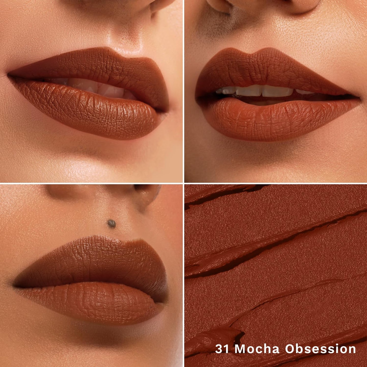 PILGRIM The Spanish Collection MATTE ME UP Lip Crayon (Primer+Matte Finish) - 31 Mocha Obsession1.4g