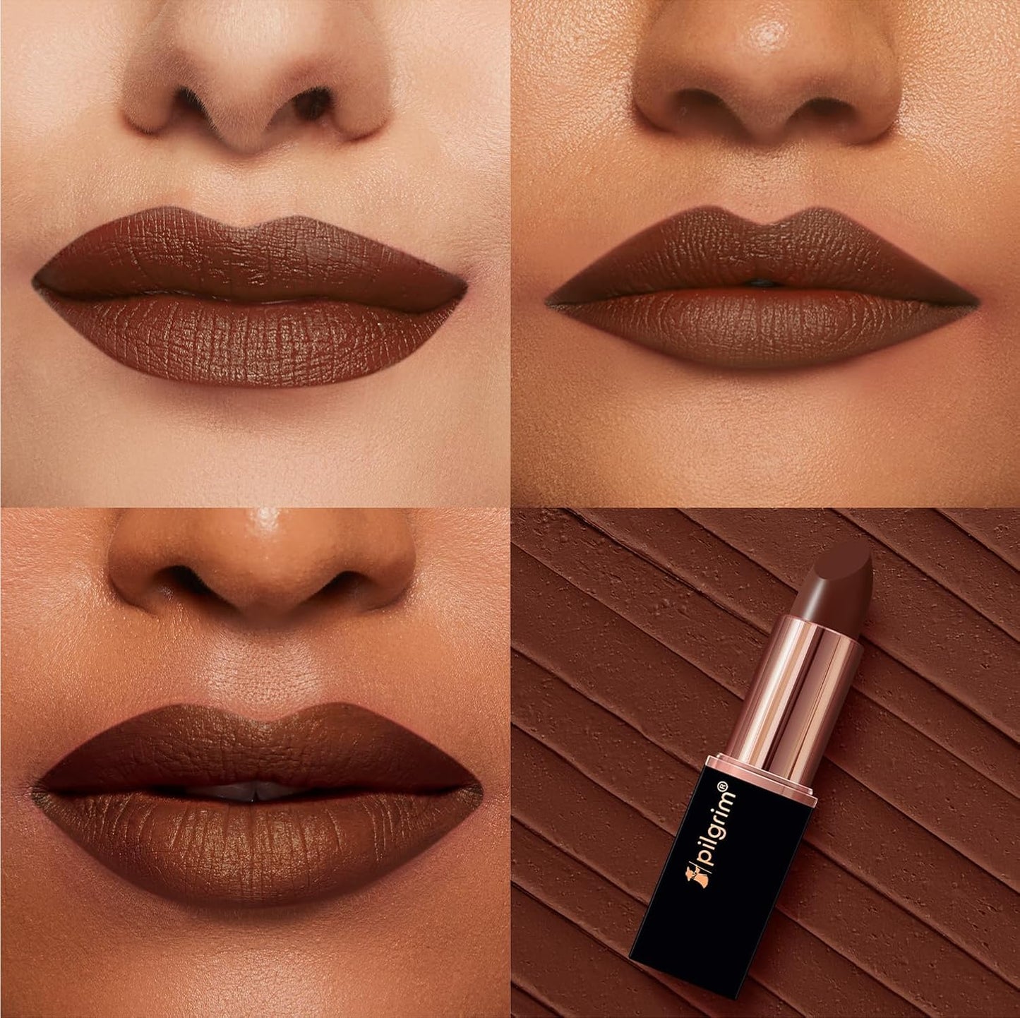 Pilgrim Bullet Lipstick - Chocolate Tease 32 4.2 GRAM