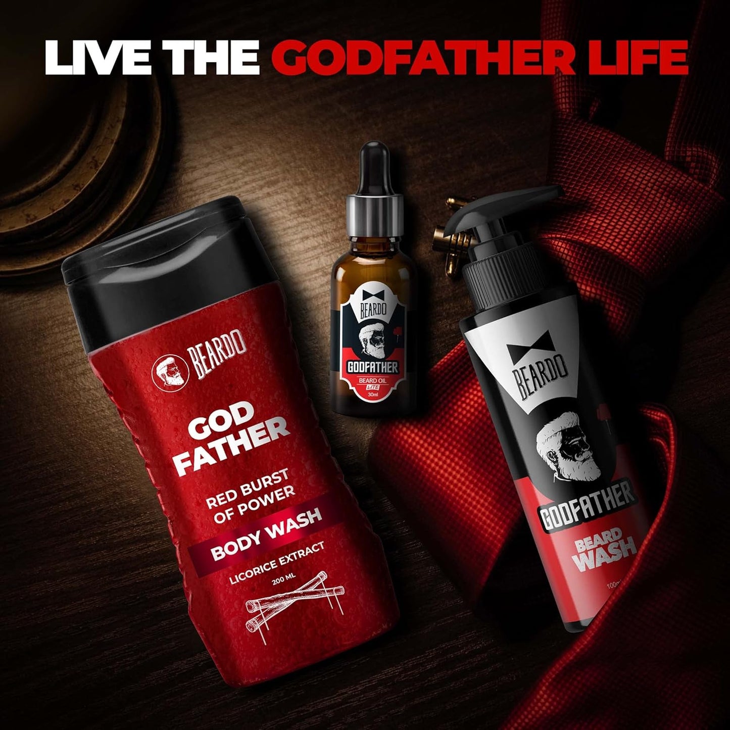 Beardo Godfather Beard Lite Hair Oil 30 ml