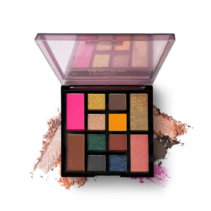 Hilary Rhoda 12 Eyeshadow Palette Hr-K010 01 (Multicolor) Matte & Shimmery Finish 20 GRAM