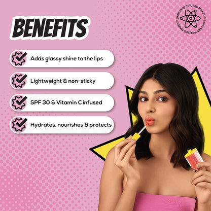 Renee Everyday Spf 30 Lip Gloss - 03 Pearly Peach 3.5 ml