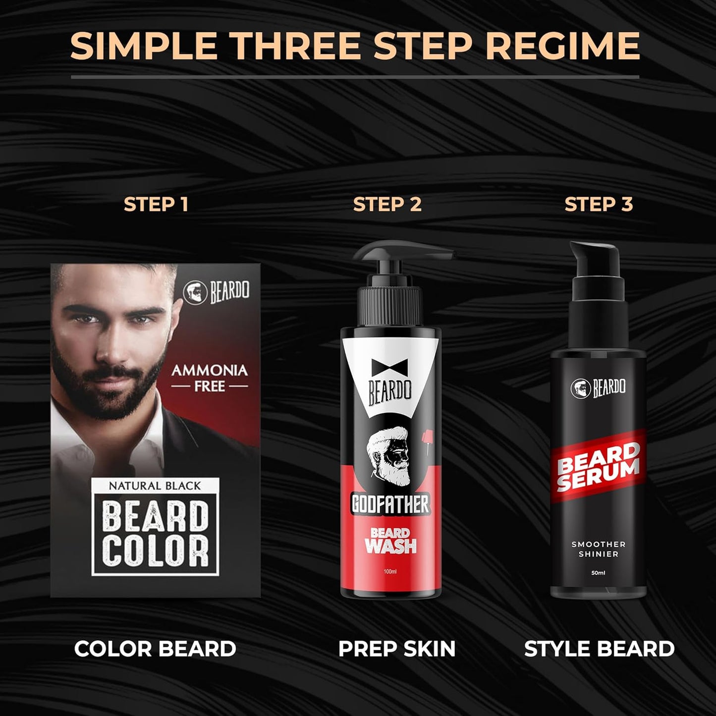 Beardo Natural Black Beard Color 30 g