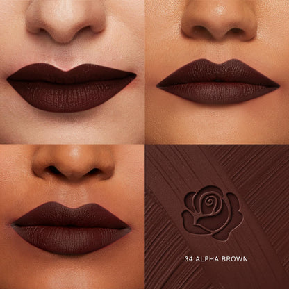Pilgrim Matte Bullet Lipstick Intense Colour Transferproof & Smudgeproof Alpha Brown-34 4.2 GRAM