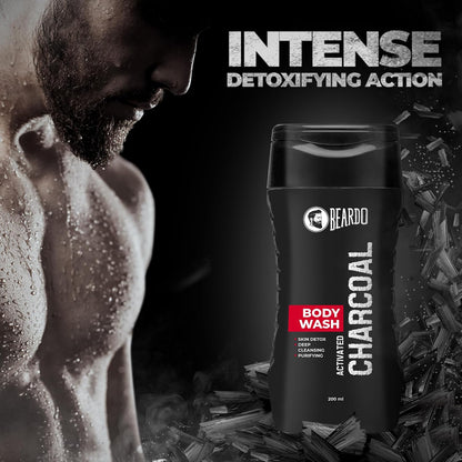 Beardo Men Activated Charcoal Body Wash 200 ml