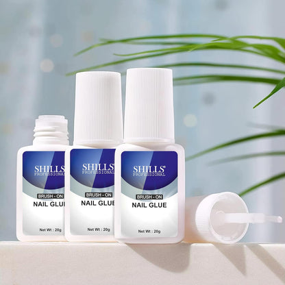 SHILLS PROFESSIONAL BRUSH ON NAIL GLUE