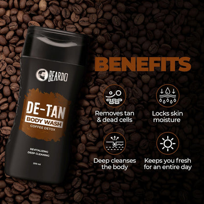 Beardo De-Tan Coffee Detox Body Wash 200 ml