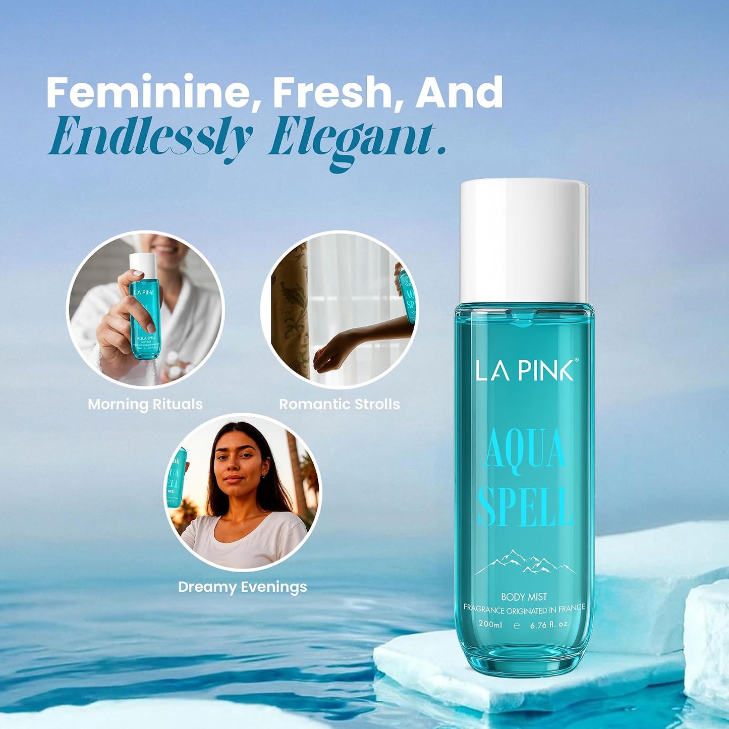 LA Pink Aqua Spell Body Mist 200 ml