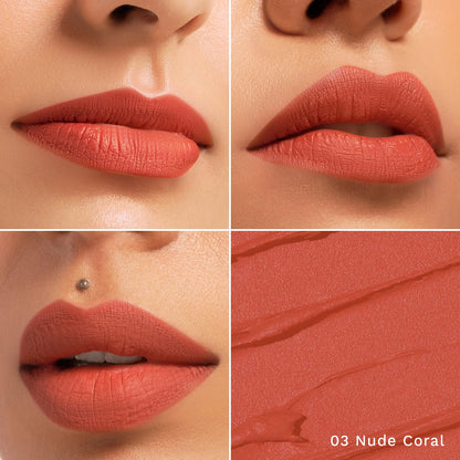 PILGRIM The Spanish Collection MATTE ME UP Lip Crayon (Primer+Matte Finish) - 03 Nude Coral 1.4g