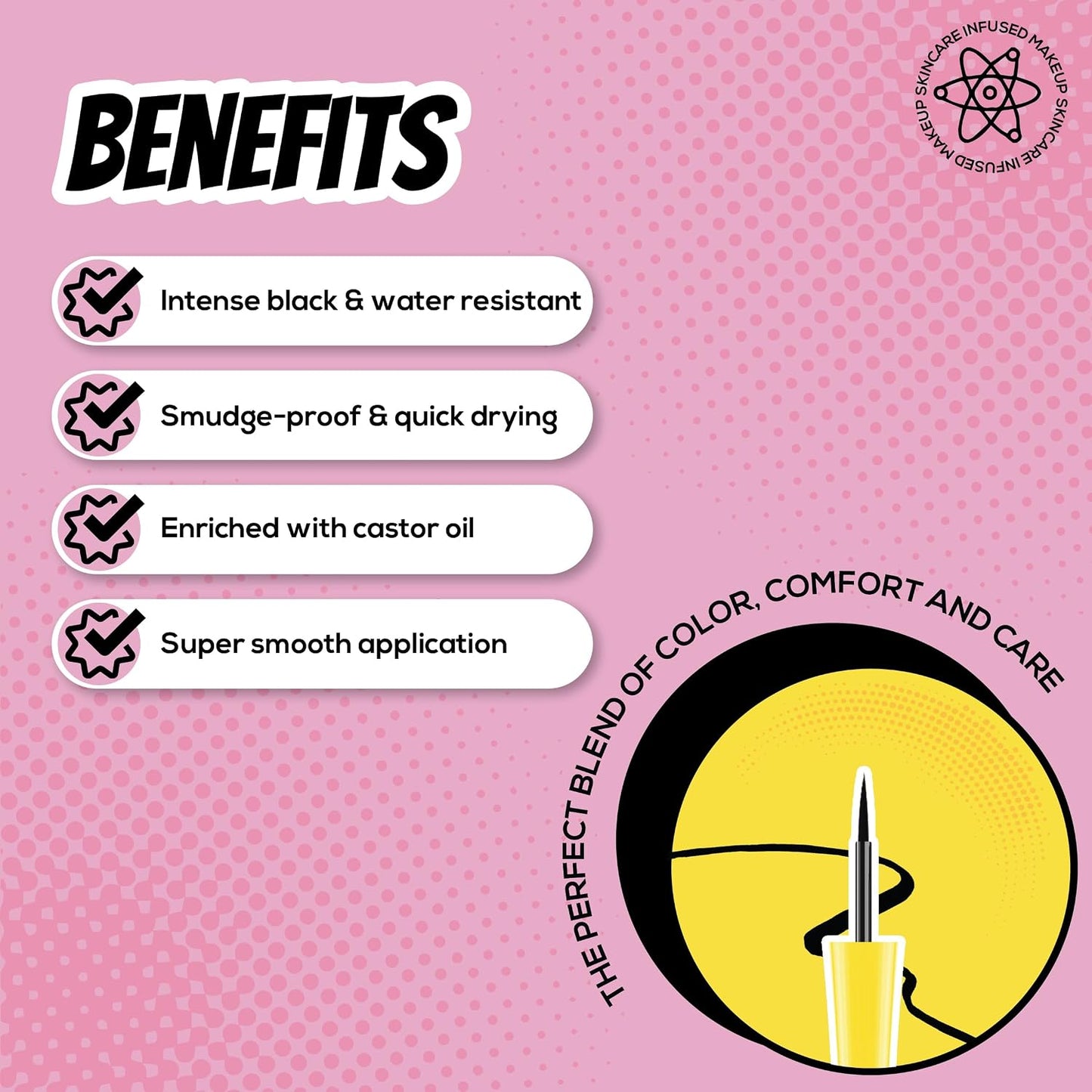 Renee Eveready Matte Long Lasting Waterproof Eyeliner - Black 3.5 ml