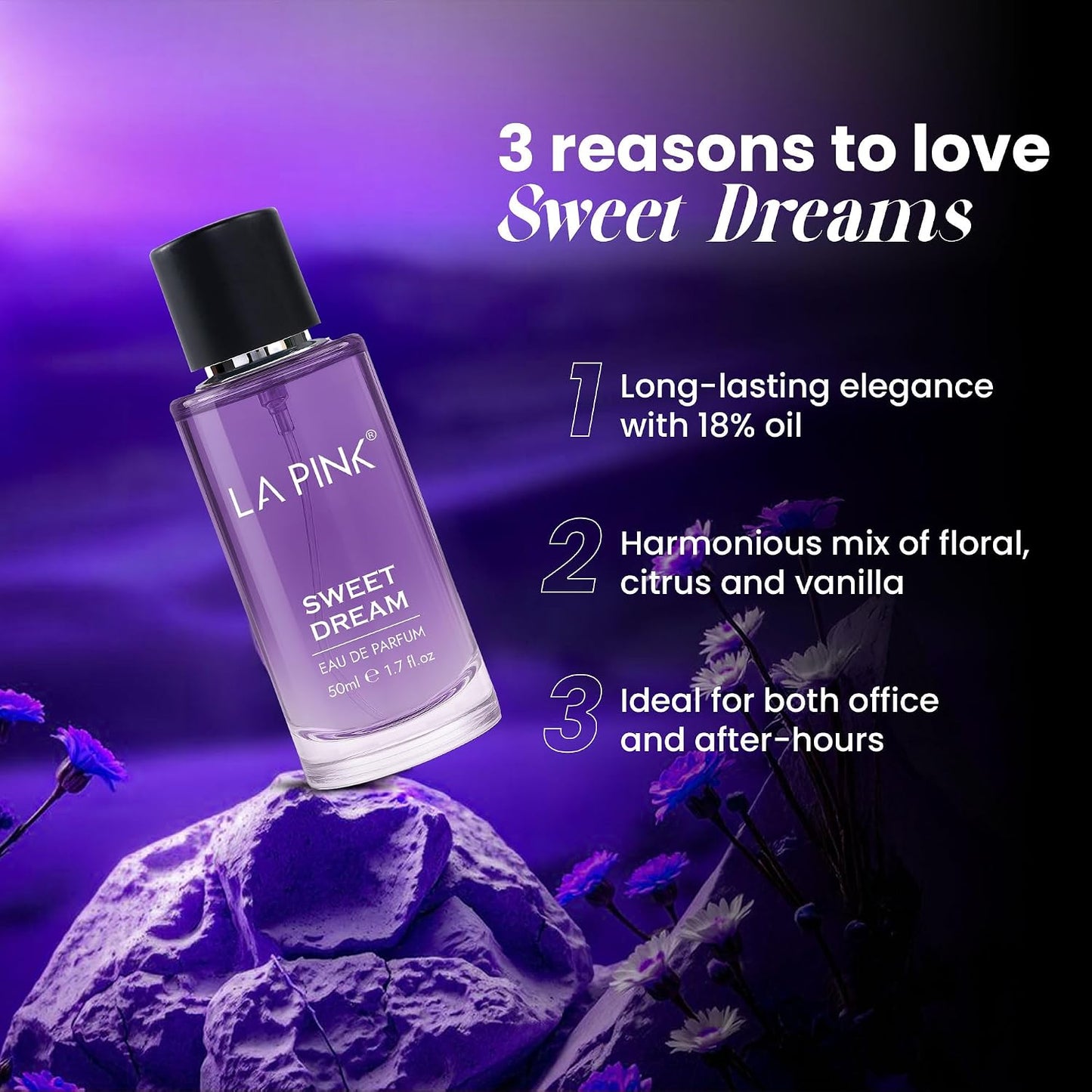 LA Pink Sweet Dream EAU DE Perfume 50 ml