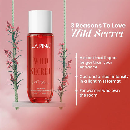LA Pink Wild Secret Body Mist 200 ml