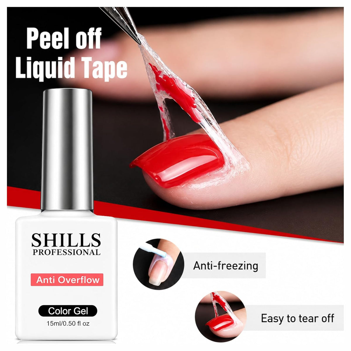 SHILLS PROFESSIONAL ANTI OVER FLOW PEEL POF GEL POLISH