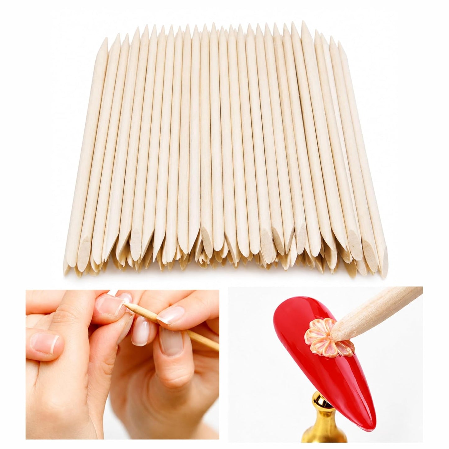 SHILLS PROFESSIONAL ORANGE STICK 100PCS SPN-1156