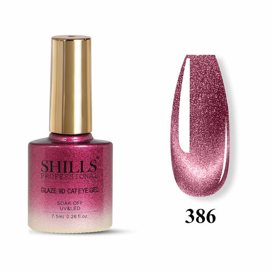 SHILLS PROFESSIONAL GLAZE 9D CAT EYE GEL POLISH - 386