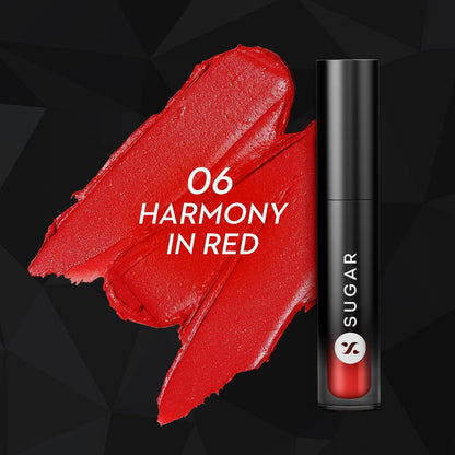 Sugar Mousse Muse Lipstick - 06 Harmony In Red 5 MILLI_LITRE