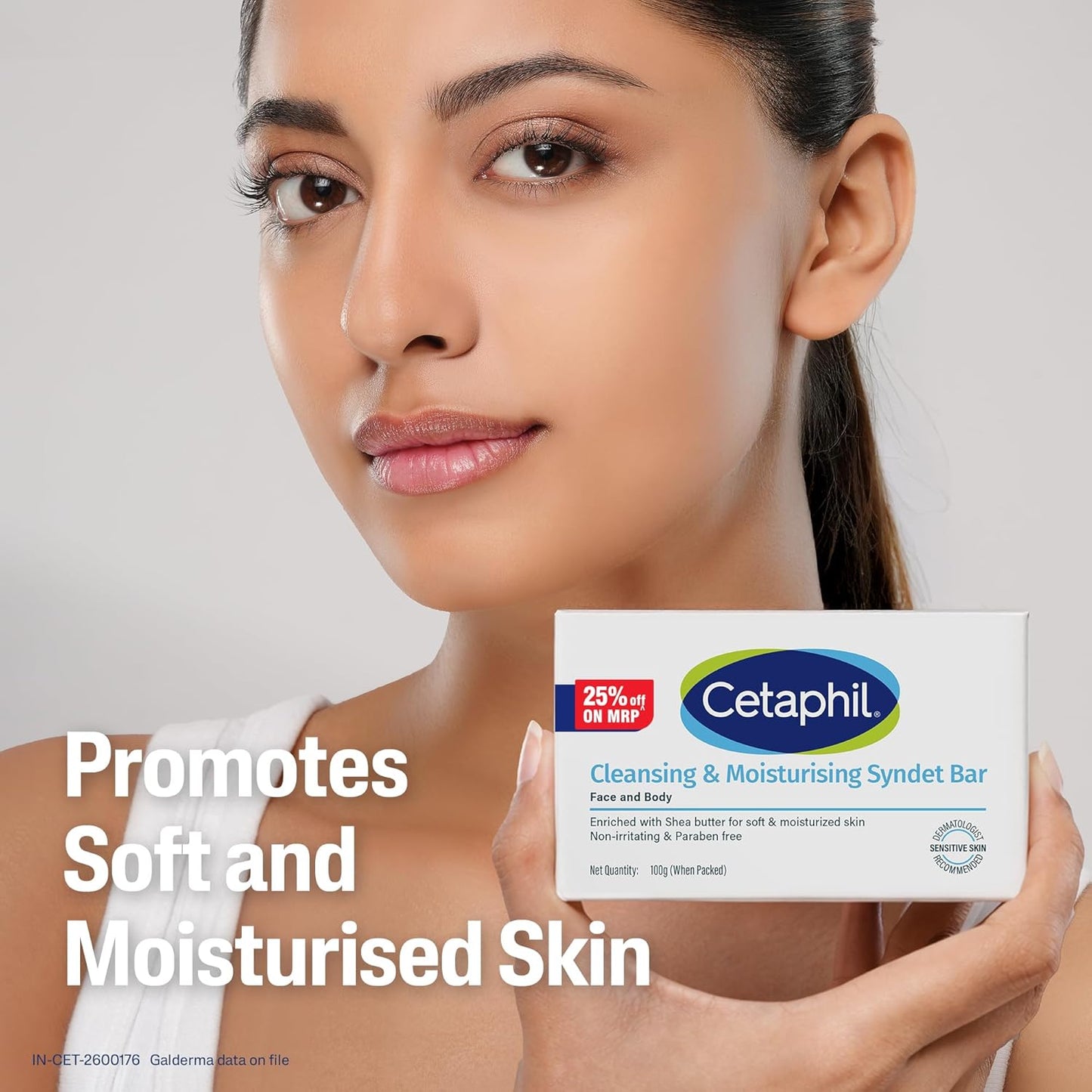 Cetaphil Cleansing & Moisturising Syndet Bar 100 GRAM