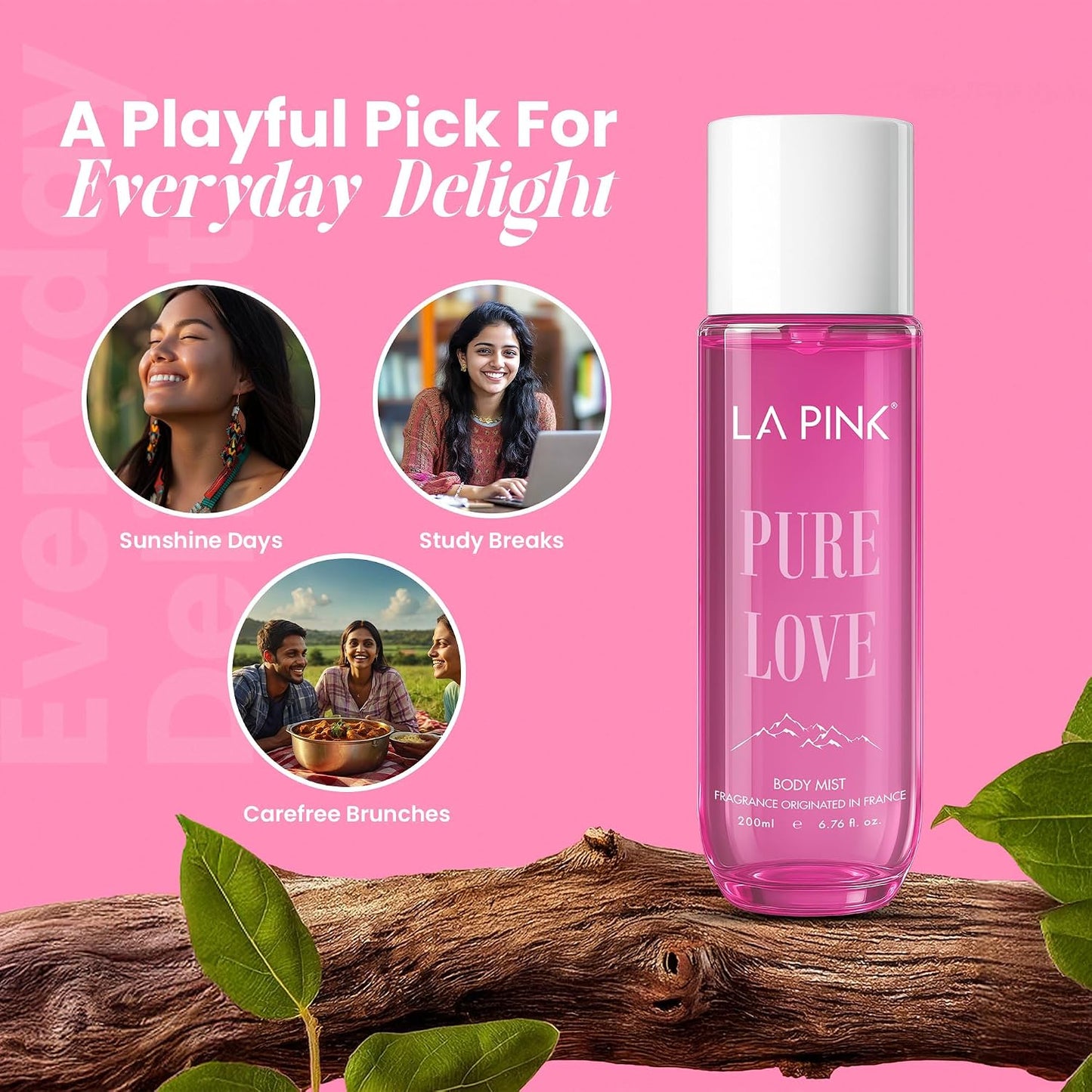 LA Pink Pure Love Body Mist 200 ml