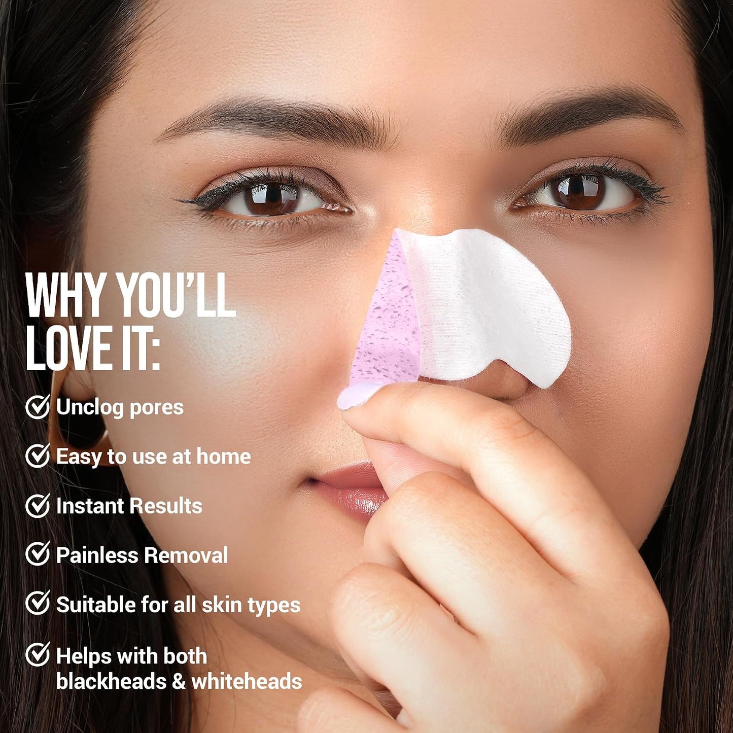 Hilary Rhoda Rose Deep Cleanse Nose Strips 10 PIECE