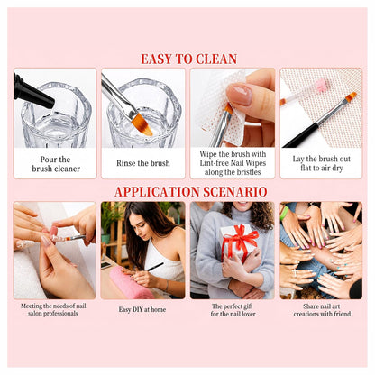 SHILLS PROFESSIONAL OMBRE NAIL BRUSH SPN-1191