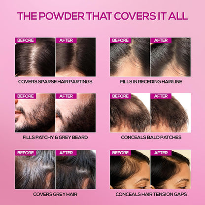 Renee Cover-Up Hair Powder Helps Cover Grey Roots & Bald Spots Instantly Pigmented 4 g